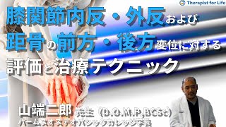 【セミナーハイライト】山端二郎先生【オステオパシックマニュアルセラピー】第8回：膝関節・足関節（評価・治療）SCS、MET、HVLA