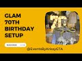 70th Birthday Party Setup and Easy Balloon Tutorial -EventsByKrissyGTA