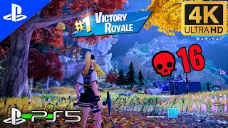 FORTNITE PS5 Chapter 4 | SOLO WIN Gameplay | 4K ( no commentary )