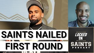 New Orleans Saints Win First Round With Chris Olave & Trevor Penning | NFL Draft