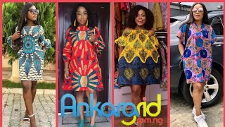 Ankara Short Gowns 2019 For Boss Ladies