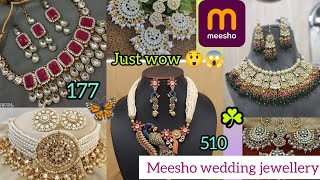 Bridal 👸/ wedding/💍  Festival season Jewellery haul from meesho  So beautiful amazing Jewellery set