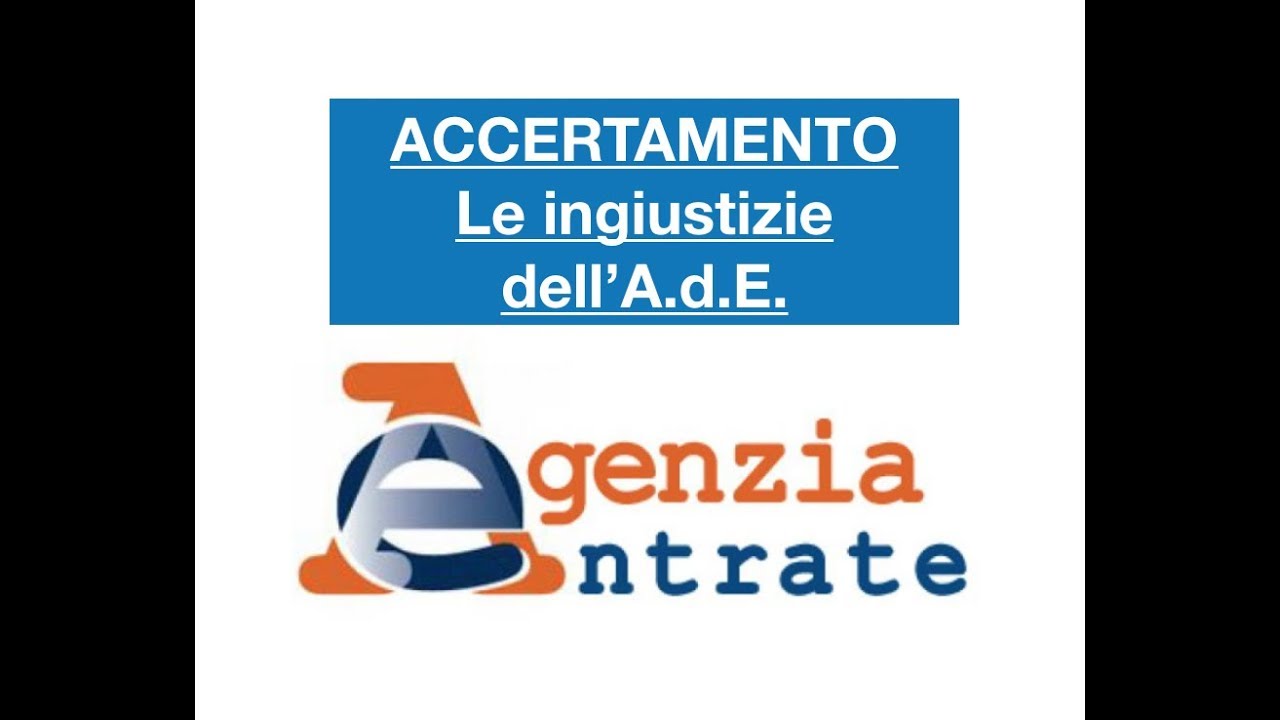 ACCERTAMENTI DELL'AGENZIA DELLE ENTRATE. Ecco Come Ragionano E Come ...