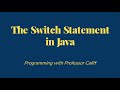 Switch Statement in Java