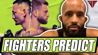 MMA Fighter Predictions: Max Holloway vs. Calvin Kattar | UFC Fight Island 7