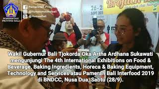 Wagub Cok Ace Meninjau Pameran Inter Food Bali