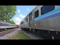 mr 90 trains seen at exporail retired train from the former amt exo deux montagnes commuter line 🚂