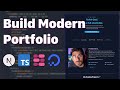 🔴 Build Modern Portfolio with NextJS, TypeScript, SSR, and React Bricks CMS