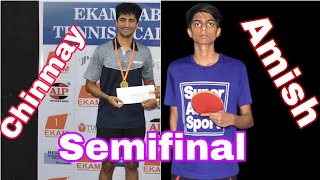 Lefty Showdown: Chinmay vs Amish  Semifinal Clash of Table Tennis Titans