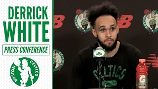 Derrick White on Game 2:  “We’ve Responded All Year" | Celtics Presser