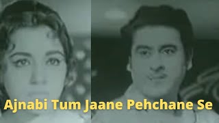 Ajnabi Tum Jaane Pehchane Se | Kishore Kumar | Only Vocal | Jim Darsey
