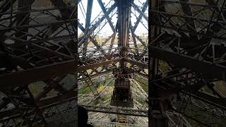 Paris City View from Eiffel Tower Elevator Ride | Paris | Eiffel Tower | Part 2