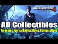 Uncharted 4 All Collectibles Locations, Treasures, Journal Entries, Notes, Conversations