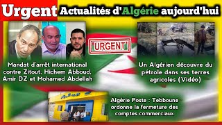urgent: Mandat d'arrêt international contre Zitout, Amir DZ, Hichem Abboud, Mohamed Abdellah ..
