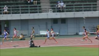 2016　7月29日　全国高校総体 岡山 インターハイ陸上 男子400m　準決勝1組