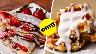 16 Pancakes, Waffles, Crepes, & French Toasts
