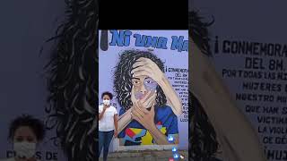 Mural en conmemoración del día de la mujer 8M