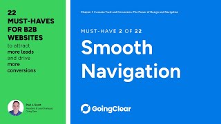 Smooth Website Navigation | The 22 Must-Haves for B2B Websites