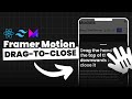 Build a Drag-to-Close Modal with React and Framer Motion