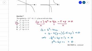 VCAA 2017 Methods Exam 2 Multiple Choice Solutions