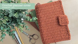 🌱 Making a crochet cover for one of my planners - Tutorial