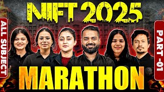 NIFT 2025 Preparation 🏆 | NIFT Non-Stop Marathon Episode 1 🚀📚🔥 | NIFT Exam Strategy \u0026 Tips