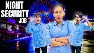 Night Security Job at Amusement park with my brother \u0026 sister | Rimorav Vlogs