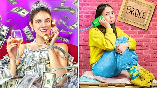 My Rich Friend vs My Broke Friend
