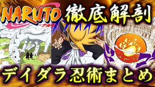 【NARUTO】爆ぜろ芸術家魂！悪意に満ちた殺意塗れの芸術作品！！　デイダラ忍術まとめ　ゆっくり解説