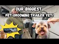 Our Largest Mobile Pet Grooming Trailer Yet! | 8.5x24 Luxury Dog Grooming Trailer w/ Bathroom!