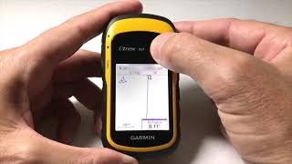 Garmin eTrex 10 - Measure Distance on Map
