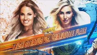 WWE SummerSlam 2019 Trish Stratus vs Charlotte Flair Official Match Card
