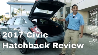 🇬🇧🏎2017 Civic Hatchback review & test drive  EX-L Navigation Review features