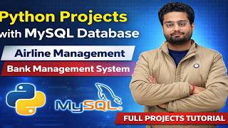 Python Project with MySQL Database Connectivity | Airline Management | Bank Management System