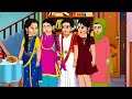 5 अलग अलग धर्म वाली बहू का करवा चौथ cartoon videos 5 different religion daughters in law karwachauth