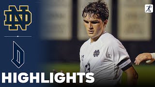 Notre Dame vs Duquesne | NCAA College Soccer | Highlights - September 10, 2024