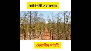 "আমার এই পথ চাওয়াতেই আনন্দ"।  শিল্পী: কুন্তলা ভট্টাচার্য।   কারিগরী সহায়তায়: দেবাশীষ মাইতি