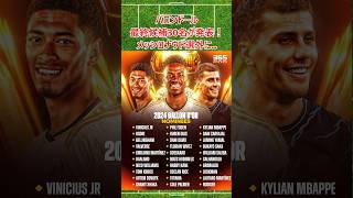 バロンドール候補30名が発表！ #サッカー #バロンドール