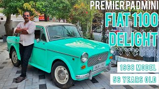 Fiat 1100 Delight 1968 | 56 years old restoration | Premier Padmini | Detailed Review | Theturbo49