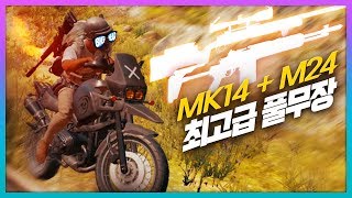 [배틀그라운드] 빅헤드 - 『 MK14 + M24 』 무적조합