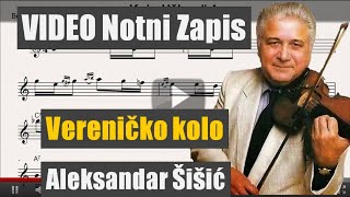 Notni Zapis Verenicko kolo Aleksandar Sisic u izvodjenju Borko Radivojevic i TIGROVI