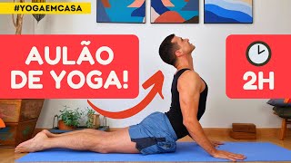 AULÃO DE YOGA: Duas horas de prática! | Yoga em casa, com Vicente Mahfuz