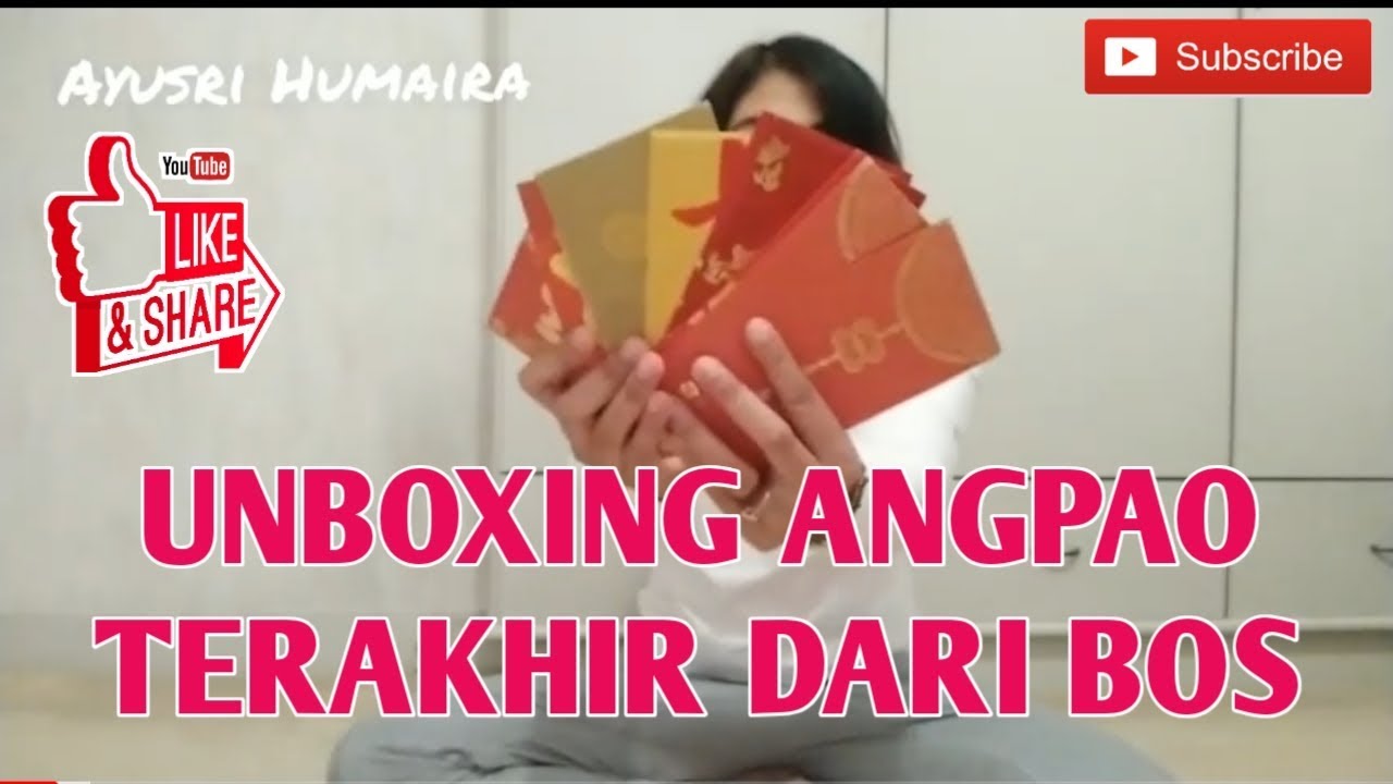 Unboxing Angpao Terakhir Dari Bos - YouTube