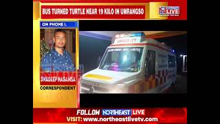 Assam: Many Injured as Bus Turns Turtle Near 19 Kilo in Umrangso