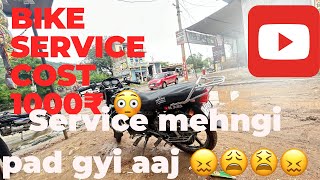 Finally ❤️|| hogyi bike ki service 🥺 || mota khrcha hogya aaj to 😫💔🥀@nishu_deshwal