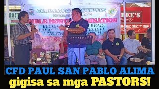 CFD Paul San Pablo Alima gigisa sa mga PASTORS atol sa BIBLE MONTH CULMANATION sa Bohol