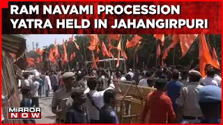 Ram Navami Procession Held In Jahangirpuri Despite Delhi Police Denial | Latest English News