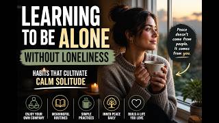 Learning to be alone without loneliness — habits that cultivate calm solitude - Deep Female Voice