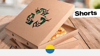 Wie entsorgt man benutzte Pizzakartons richtig? #Shorts