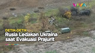 Kejam, VIDEO Rusia Serang Ukraina saat Evakuasi Prajurit